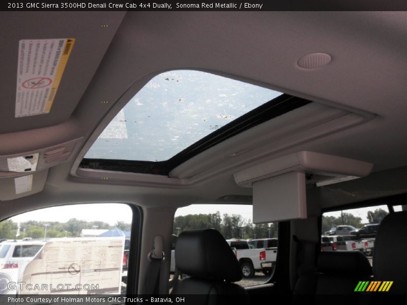 Sonoma Red Metallic / Ebony 2013 GMC Sierra 3500HD Denali Crew Cab 4x4 Dually