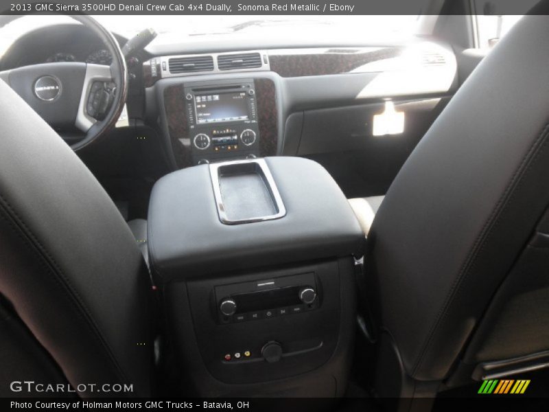 Sonoma Red Metallic / Ebony 2013 GMC Sierra 3500HD Denali Crew Cab 4x4 Dually