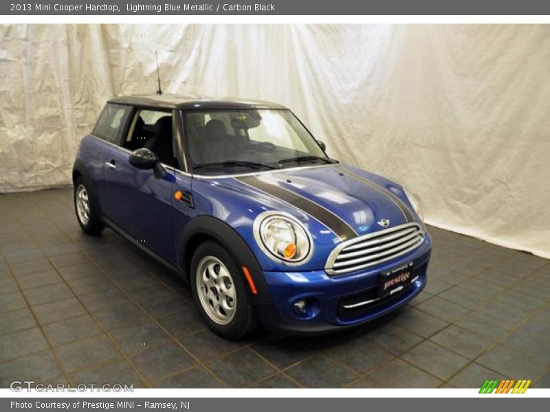 Lightning Blue Metallic / Carbon Black 2013 Mini Cooper Hardtop