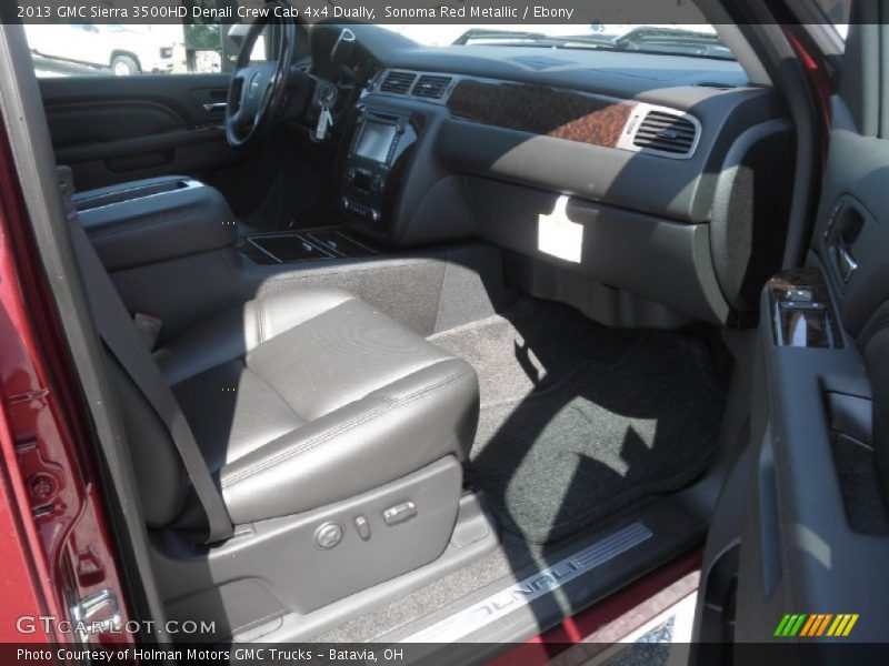 Sonoma Red Metallic / Ebony 2013 GMC Sierra 3500HD Denali Crew Cab 4x4 Dually