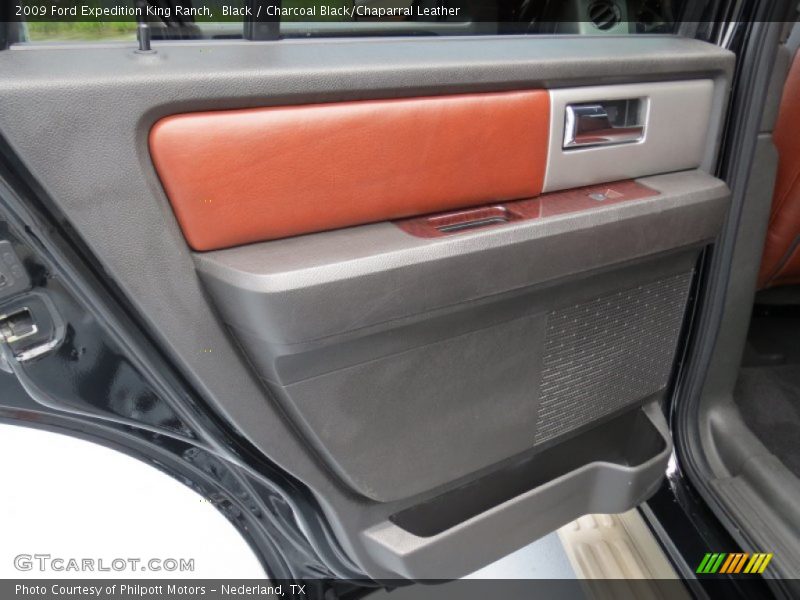 Black / Charcoal Black/Chaparral Leather 2009 Ford Expedition King Ranch