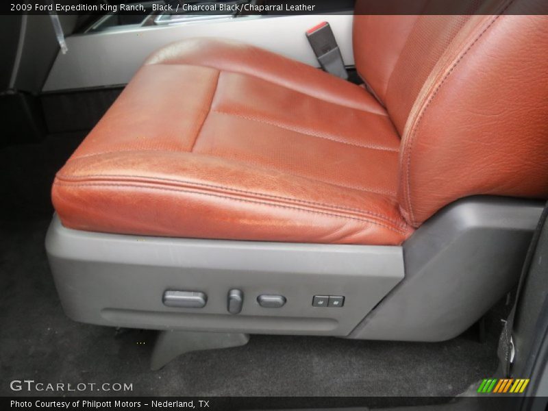 Black / Charcoal Black/Chaparral Leather 2009 Ford Expedition King Ranch