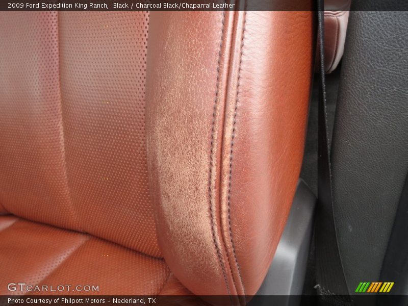 Black / Charcoal Black/Chaparral Leather 2009 Ford Expedition King Ranch