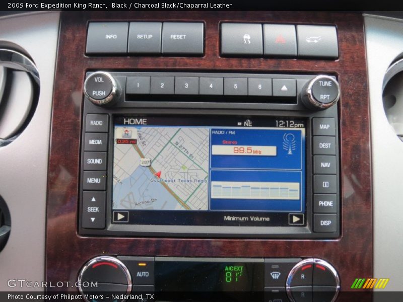 Black / Charcoal Black/Chaparral Leather 2009 Ford Expedition King Ranch
