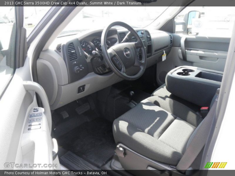 Summit White / Dark Titanium 2013 GMC Sierra 3500HD Crew Cab 4x4 Dually