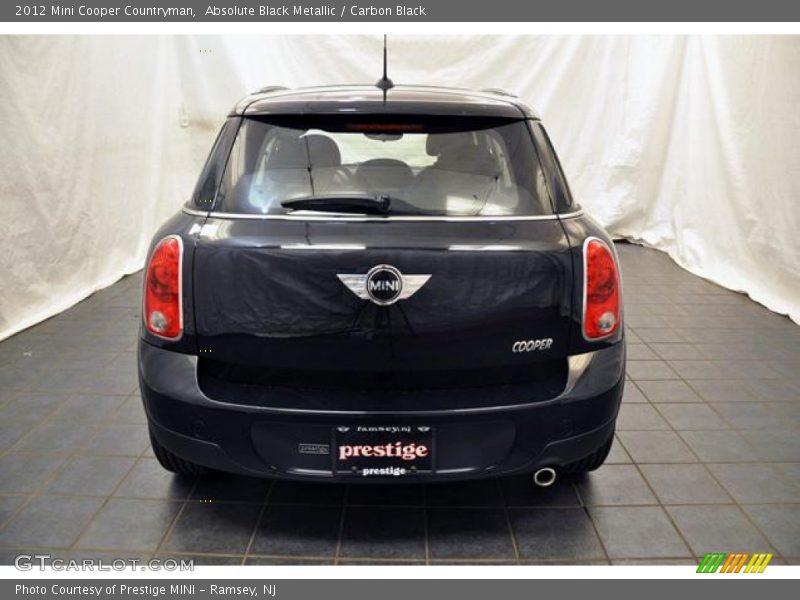 Absolute Black Metallic / Carbon Black 2012 Mini Cooper Countryman