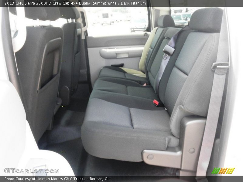 Summit White / Dark Titanium 2013 GMC Sierra 3500HD Crew Cab 4x4 Dually