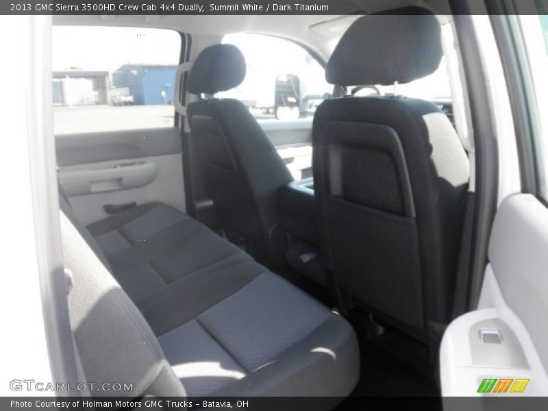 Summit White / Dark Titanium 2013 GMC Sierra 3500HD Crew Cab 4x4 Dually