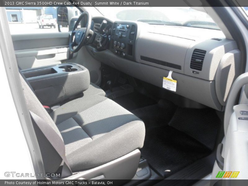 Summit White / Dark Titanium 2013 GMC Sierra 3500HD Crew Cab 4x4 Dually