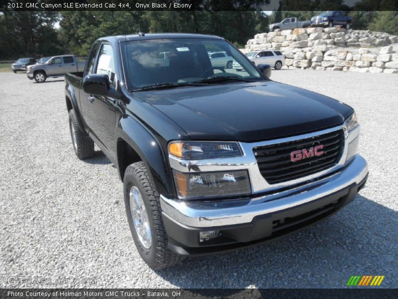 Onyx Black / Ebony 2012 GMC Canyon SLE Extended Cab 4x4