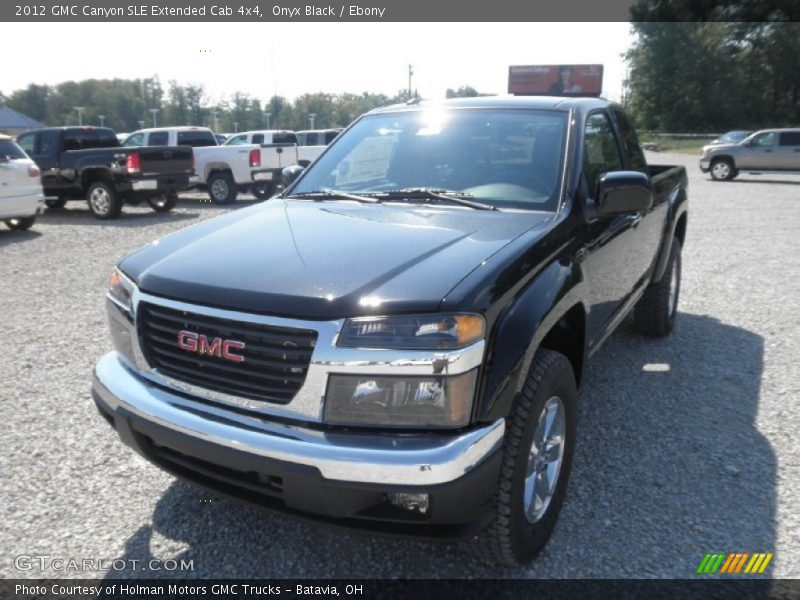 Onyx Black / Ebony 2012 GMC Canyon SLE Extended Cab 4x4