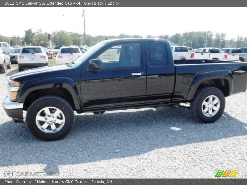 Onyx Black / Ebony 2012 GMC Canyon SLE Extended Cab 4x4