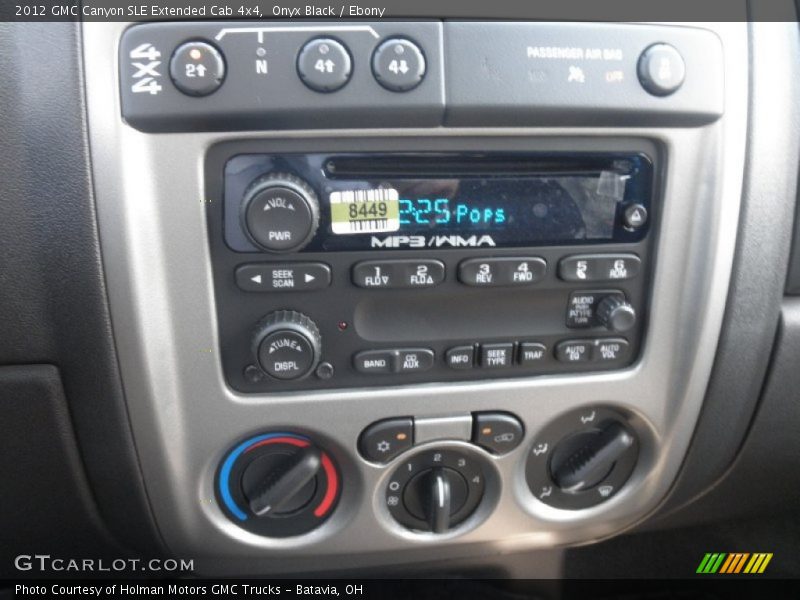 Onyx Black / Ebony 2012 GMC Canyon SLE Extended Cab 4x4
