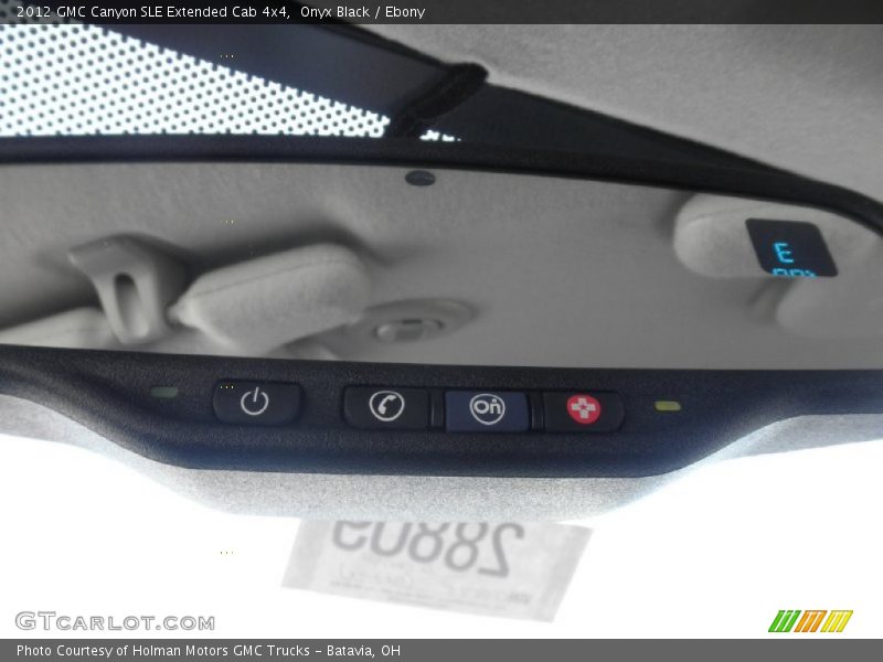 Onyx Black / Ebony 2012 GMC Canyon SLE Extended Cab 4x4