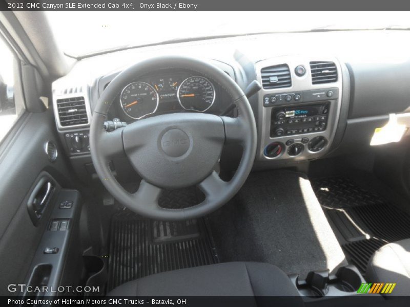 Onyx Black / Ebony 2012 GMC Canyon SLE Extended Cab 4x4