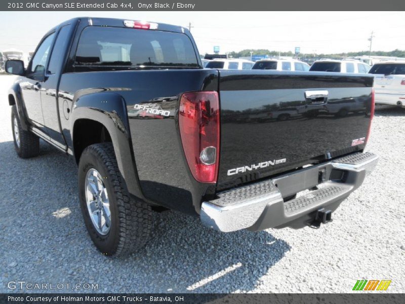 Onyx Black / Ebony 2012 GMC Canyon SLE Extended Cab 4x4