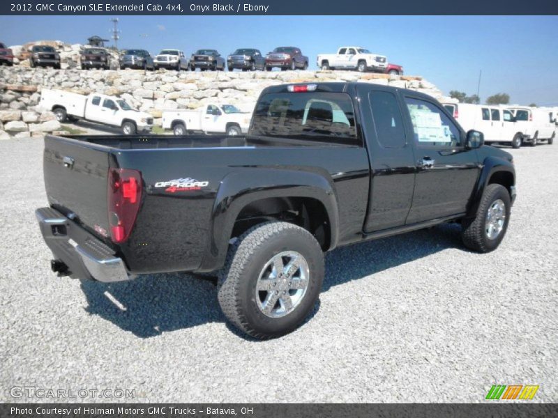 Onyx Black / Ebony 2012 GMC Canyon SLE Extended Cab 4x4