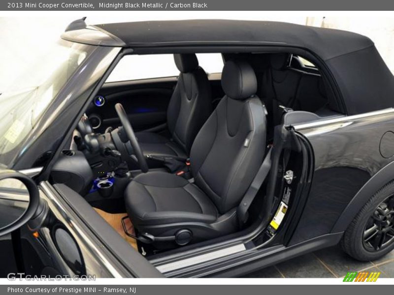  2013 Cooper Convertible Carbon Black Interior