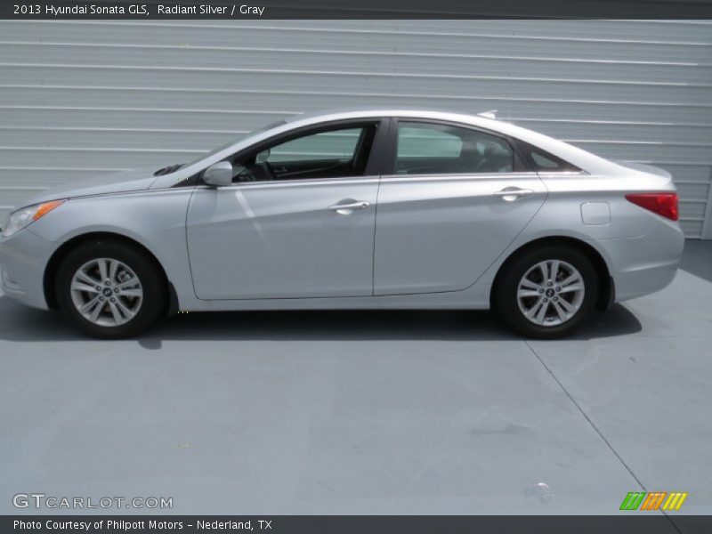 Radiant Silver / Gray 2013 Hyundai Sonata GLS