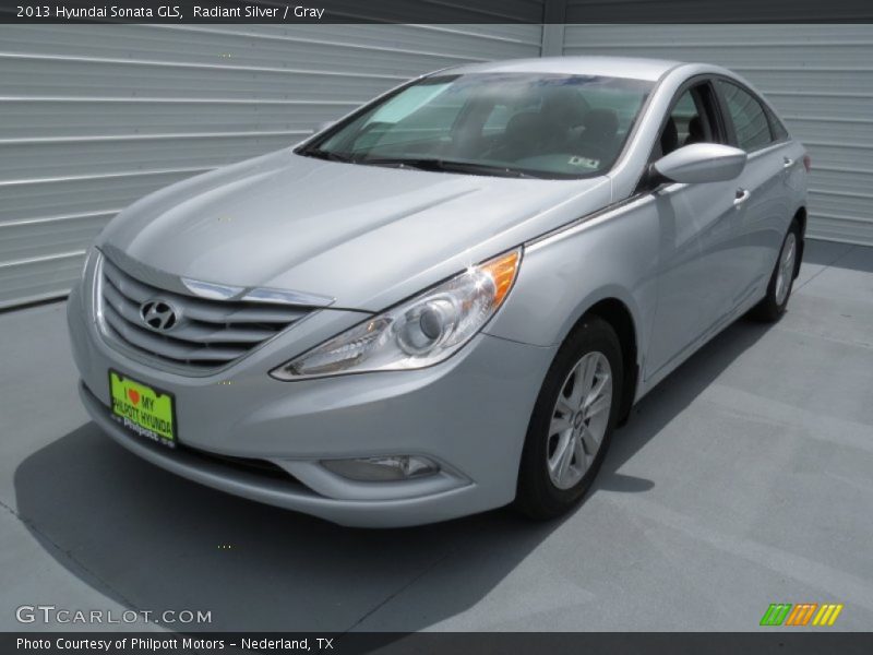 Radiant Silver / Gray 2013 Hyundai Sonata GLS