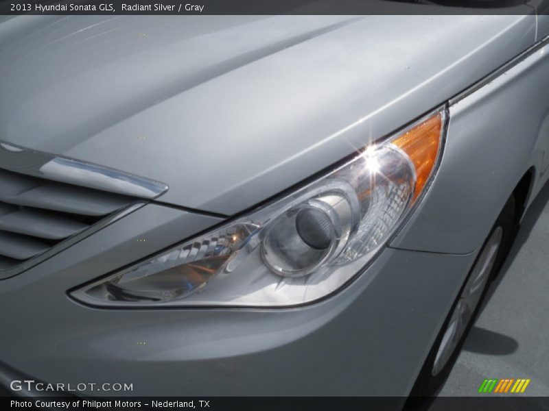 Radiant Silver / Gray 2013 Hyundai Sonata GLS