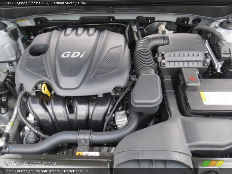 Radiant Silver / Gray 2013 Hyundai Sonata GLS