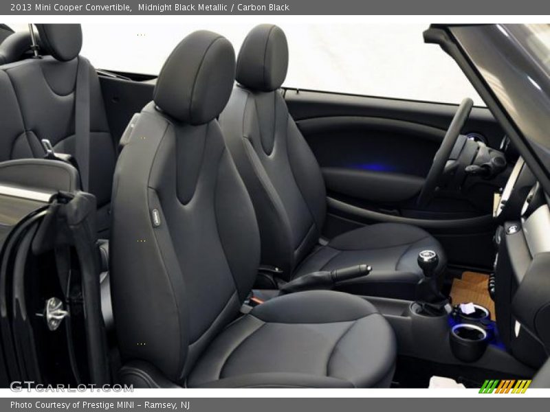  2013 Cooper Convertible Carbon Black Interior