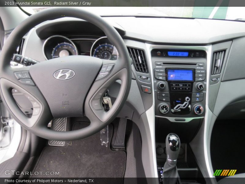 Radiant Silver / Gray 2013 Hyundai Sonata GLS