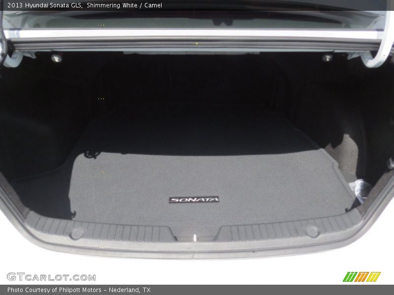 Shimmering White / Camel 2013 Hyundai Sonata GLS