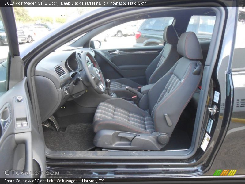  2013 GTI 2 Door Interlagos Plaid Cloth Interior