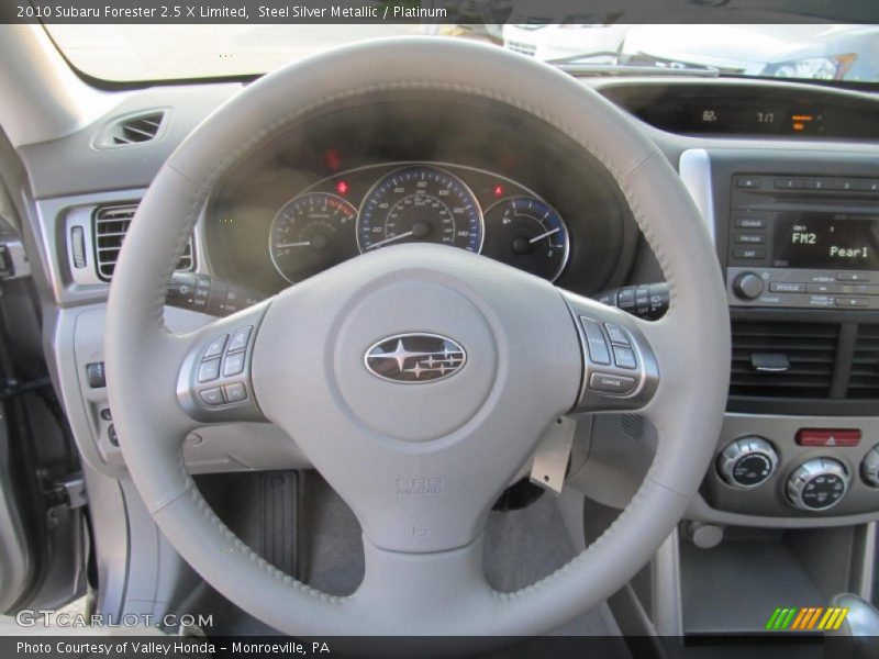 Steel Silver Metallic / Platinum 2010 Subaru Forester 2.5 X Limited