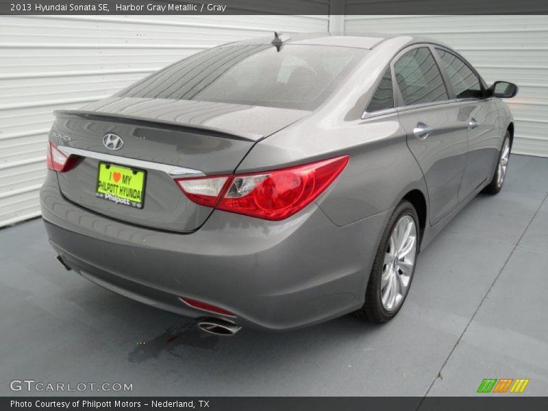 Harbor Gray Metallic / Gray 2013 Hyundai Sonata SE