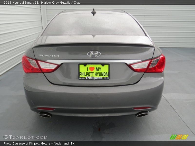 Harbor Gray Metallic / Gray 2013 Hyundai Sonata SE