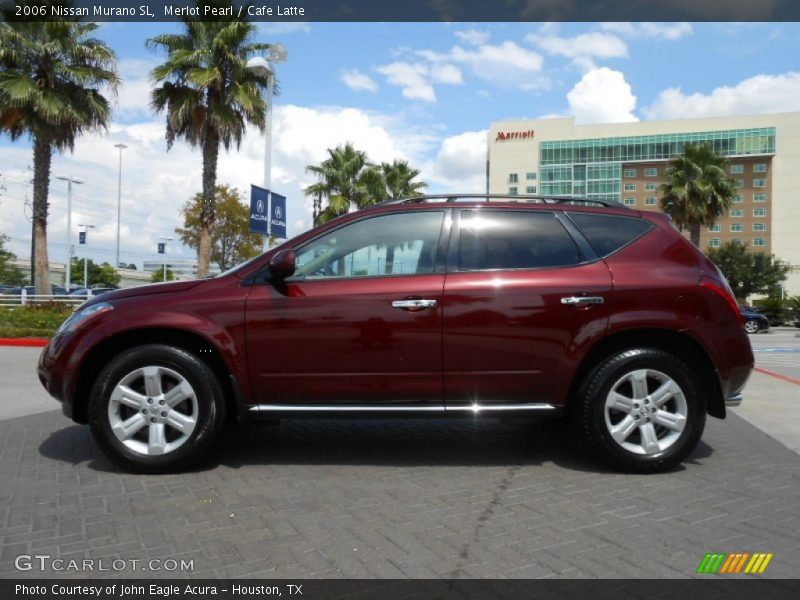 Merlot Pearl / Cafe Latte 2006 Nissan Murano SL