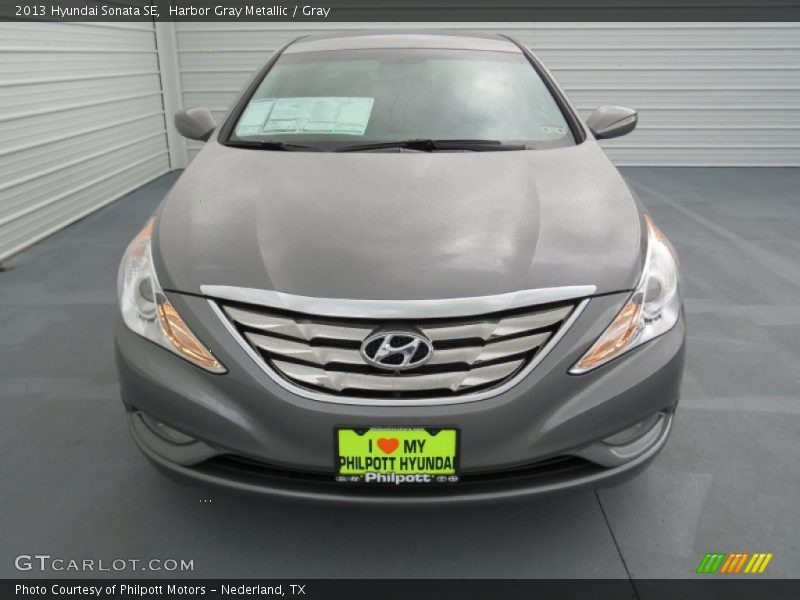 Harbor Gray Metallic / Gray 2013 Hyundai Sonata SE