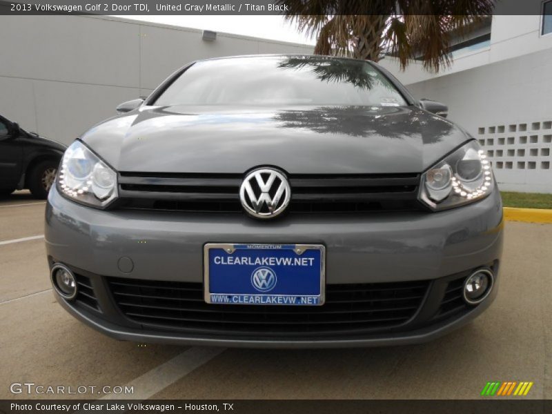 United Gray Metallic / Titan Black 2013 Volkswagen Golf 2 Door TDI