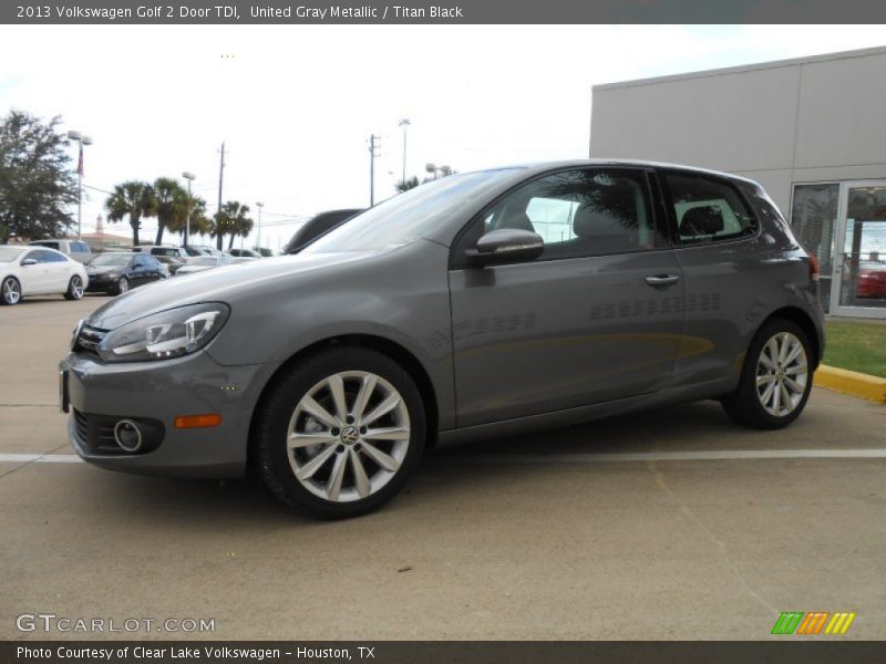 United Gray Metallic / Titan Black 2013 Volkswagen Golf 2 Door TDI