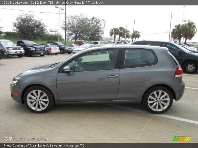 United Gray Metallic / Titan Black 2013 Volkswagen Golf 2 Door TDI