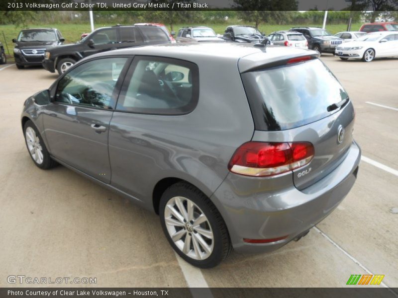 United Gray Metallic / Titan Black 2013 Volkswagen Golf 2 Door TDI