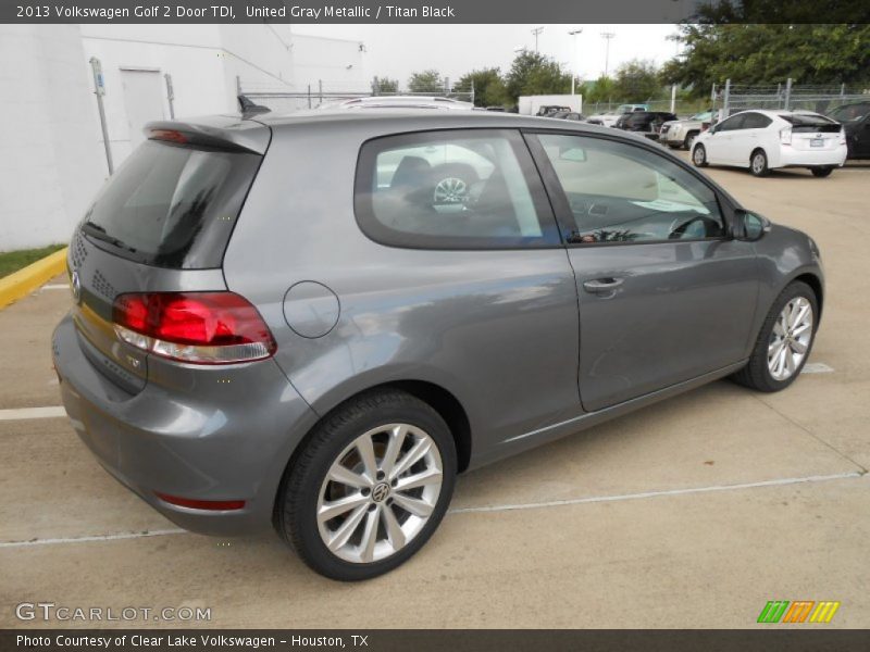 United Gray Metallic / Titan Black 2013 Volkswagen Golf 2 Door TDI