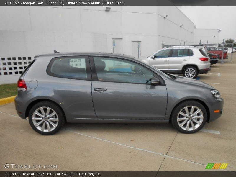 United Gray Metallic / Titan Black 2013 Volkswagen Golf 2 Door TDI