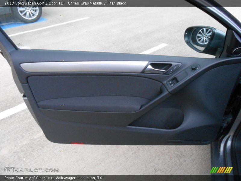 United Gray Metallic / Titan Black 2013 Volkswagen Golf 2 Door TDI