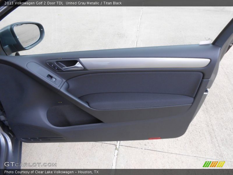United Gray Metallic / Titan Black 2013 Volkswagen Golf 2 Door TDI