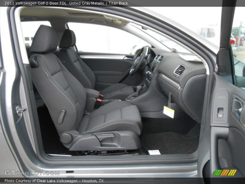 United Gray Metallic / Titan Black 2013 Volkswagen Golf 2 Door TDI