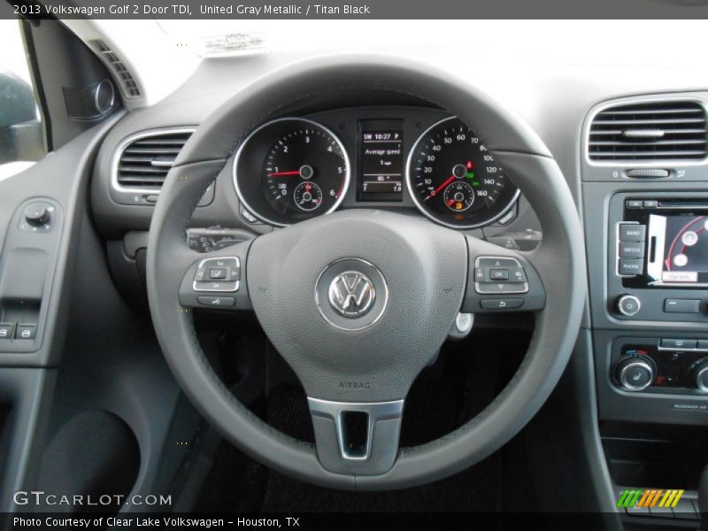 United Gray Metallic / Titan Black 2013 Volkswagen Golf 2 Door TDI