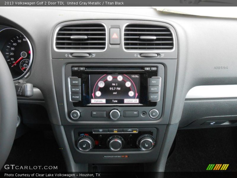 United Gray Metallic / Titan Black 2013 Volkswagen Golf 2 Door TDI