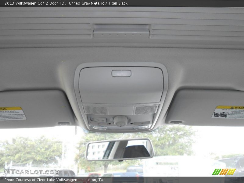 United Gray Metallic / Titan Black 2013 Volkswagen Golf 2 Door TDI