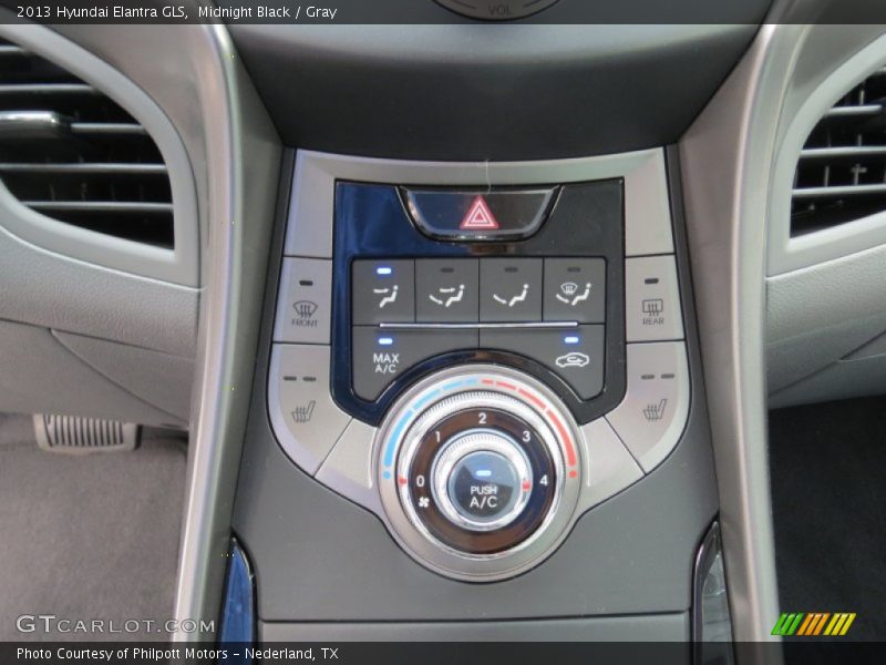 Midnight Black / Gray 2013 Hyundai Elantra GLS