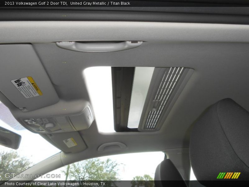 United Gray Metallic / Titan Black 2013 Volkswagen Golf 2 Door TDI