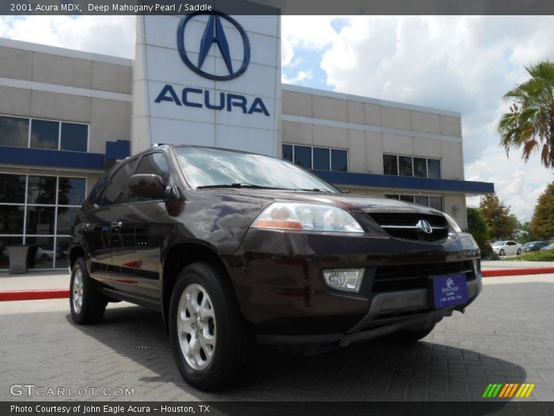Deep Mahogany Pearl / Saddle 2001 Acura MDX